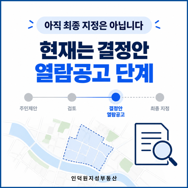 안양 부림마을 지구단위계획구역 추진 현황