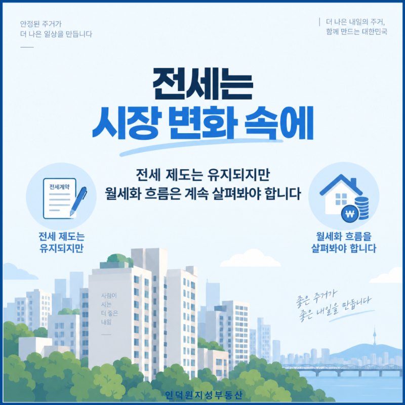 전세는 시장 변화 속에